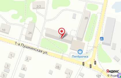 Компания Ру-Сантехник на 1-й Пушкинской улице на карте