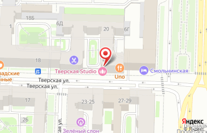 Салон красоты Тверская Studio в Центральном районе на карте