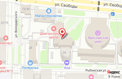 Рекламное агентство Sova в Кировском районе на карте