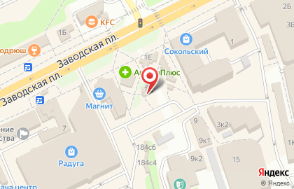 Магазин Правильный цыпленок на Заводской улице, 1д на карте