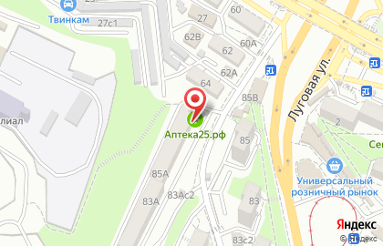 Аптека25.рф в Ленинском районе на карте
