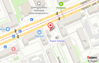 Сундучок на Западной улице на карте