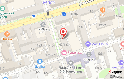Антикварный магазин в Ростове-на-Дону на карте