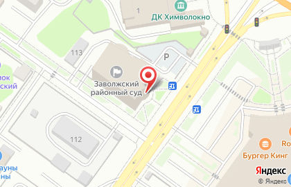 Заволжский районный суд г. Твери на Московской улице на карте