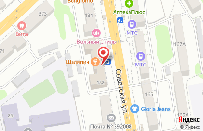 Антикварная лавка на Советской улице на карте