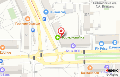Фирменный магазин Сибирские колбасы в Советском округе на карте