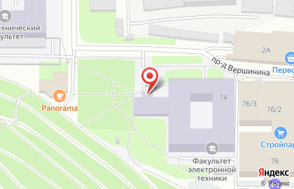 Томский государственный университет систем управления и радиоэлектроники в Томске на карте