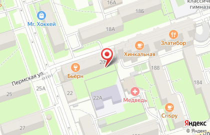 АРМ групп на улице Крисанова на карте
