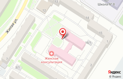 Женская консультация Нефтеюганская окружная клиническая больница им. В.И. Яцкив на карте