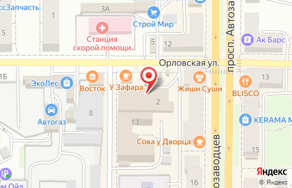 Коммунально-бытовое предприятие Надежда на Орловской улице на карте