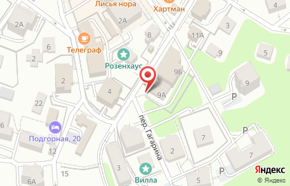 Балтик-Оптик на улице Гагарина на карте