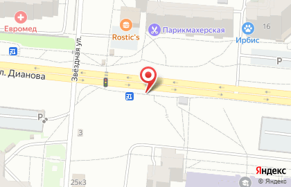 Магазин цветов в Омске на карте