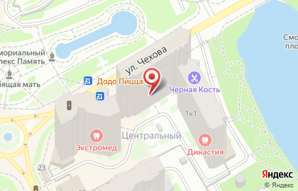 Медицинский центр Возрождение на улице Чехова на карте