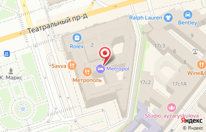 Галерея Михайлов в Театральном проезде на карте