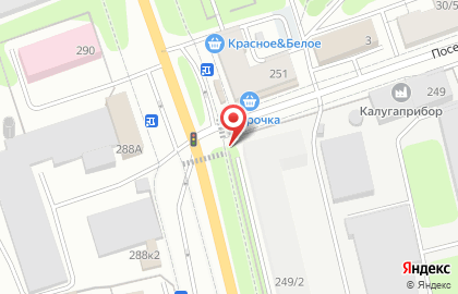 Продуктовый магазин на Московской улице на карте