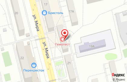 Медицинская лаборатория Гемотест в Электростали на карте