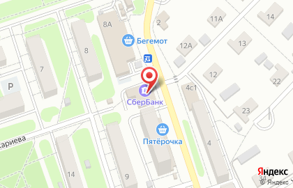 Терминал СберБанк в Тамбове на карте