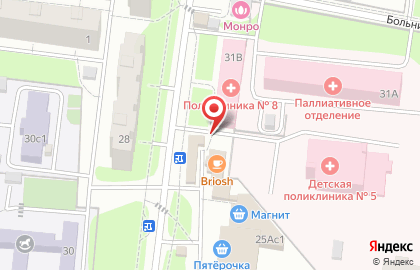 Магазин овощей и фруктов в Москве на карте