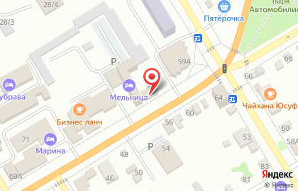 Магазин автозапчастей Камаз на Юбилейной улице на карте