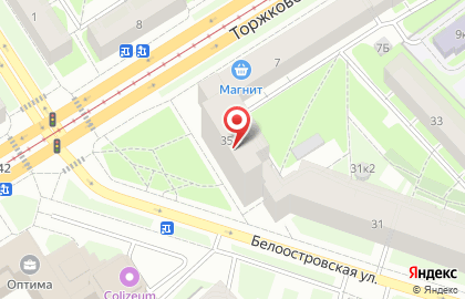 Магазин канцтоваров в Санкт-Петербурге на карте