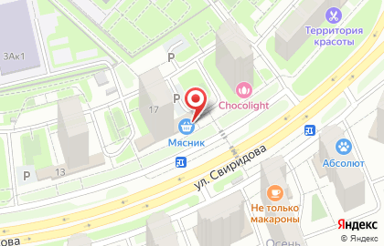 Магазин Мясник в Липецке на карте