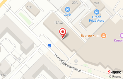 Метрика в Гатчине на карте