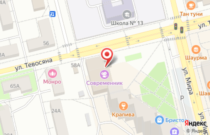 Фабрика Обедов сеть кулинарных буфетов на карте