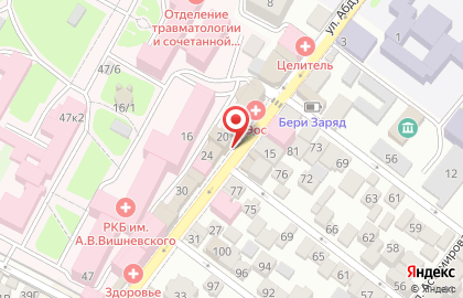 Столовая Родник в Советском районе на карте