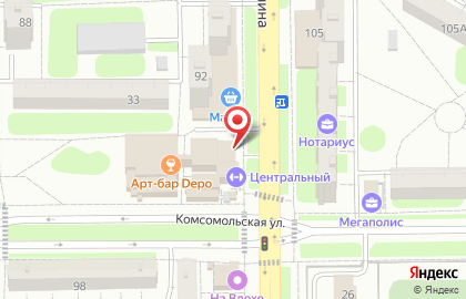 Магазин Fanagoria на улице Ленина на карте