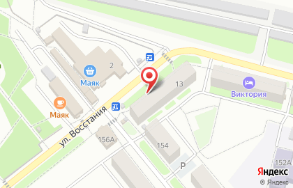 Торговая сеть Монетка на улице Восстания на карте