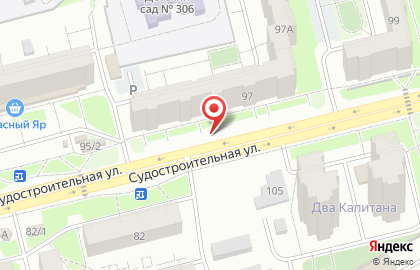Аптека, ООО ЕнисейМед проф на Судостроительной улице на карте