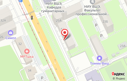 Служба доставки пиццы, роллов и лапши Pinky Food в Мотовилихинском районе на карте