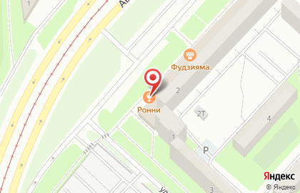 Бургер-клуб Ронни на Автозаводской улице на карте