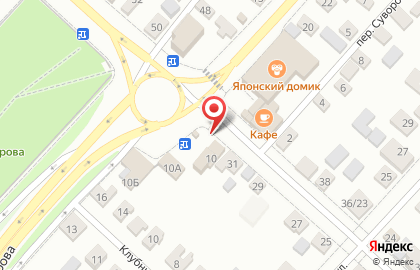 Киоск по ремонту обуви, Кировский округ на улице Суворова на карте