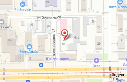 Строительная компания Олимп на улице Володарского на карте