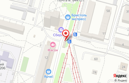 Магазин фруктов и овощей на улице Котельникова на карте