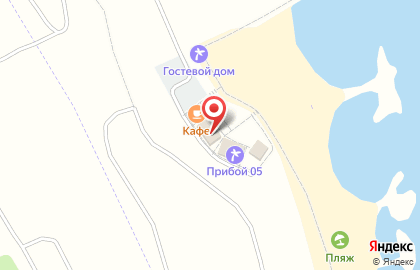 База отдыха Берег в Махачкале на карте