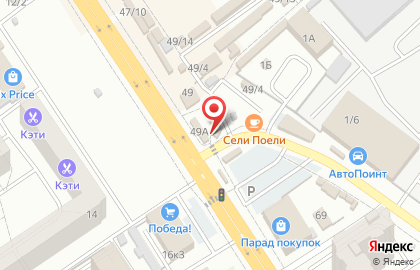 Магазин зоотоваров в Октябрьском районе на карте