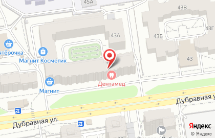 Галерея текстильного дизайна Империя на Дубравной улице на карте