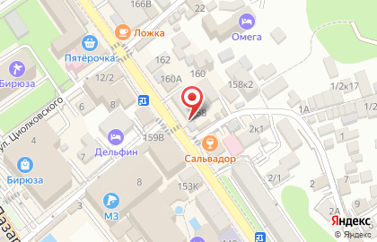 Продуктовый магазин в Сочи на карте