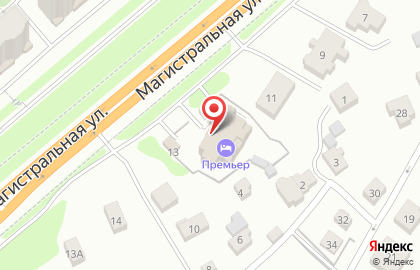 Отель Премьер в Костроме на карте
