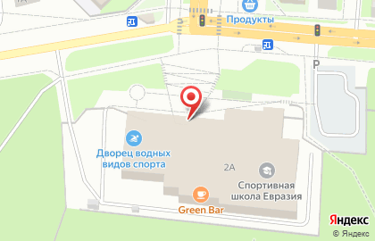 Дворец водных видов спорта в Екатеринбурге на карте
