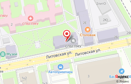 Факультет послевузовского и дополнительного профессионального образования СПбГПМУ на карте