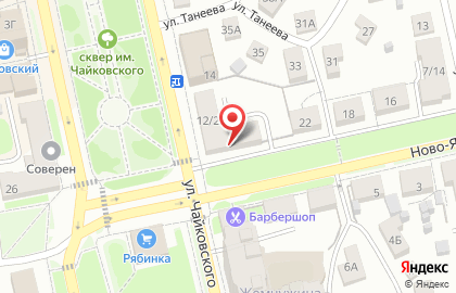 Магазин памятников на улице Чайковского на карте