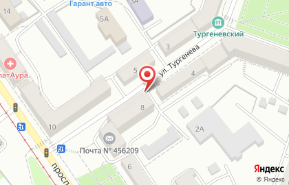 Салон-парикмахерская Диамант в Челябинске на карте