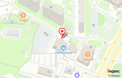 Супермаркет Пятёрочка на проспекте Вячеслава Клыкова на карте