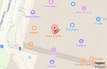 Аттракцион Паровозик на Варшавском шоссе на карте