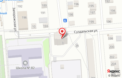 Супермаркет Лион в Свердловском районе на карте