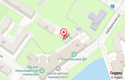 Дискотека дк г. Пушкина на карте