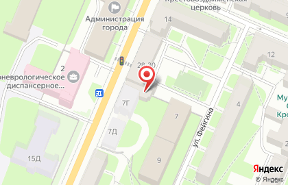 Купина на улице Зосимова на карте
